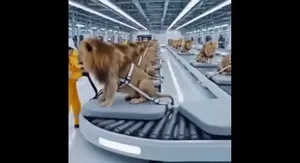 ویدیوی دیدنی از کارخانه پرورش و تولید گوشت و چرم 