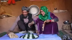 زندگی روستایی در افغانستان و پخت پلوی سنتی با گشنیز