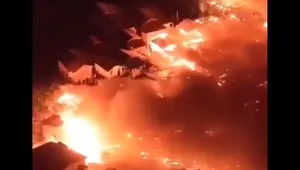 آتش سوزی گسترده در فیلیپین هزاران خانه را نابود کرد