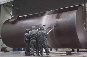 مراحل دیدنی ساخت مخزن سوخت بزرگ ۵۰۰۰۰ لیتری در کره جنوبی (فیلم)