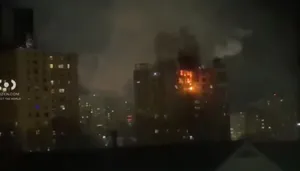 انفجار گاز در برج بلند نیویورک