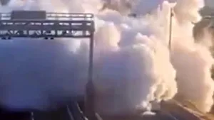 انفجار مرگبار کامیون حامل گاز در سانتیاگو