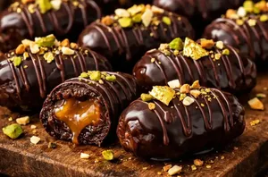 طرز تهیه خرمای شکلاتی؛ خوراکی خوشمزه برای افطاری