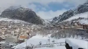 زیبایی‌های زمستانی دالاهو در کرمانشاه