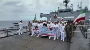 رژه وحدت ناوگروه ۱۰۳ ارتش و سپاه در اقیانوس هند