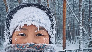 سردترین شهر روسیه با دمای منفی ۵۶ (فیلم)