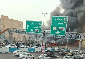 قبل و بعد آتش سوزی جنت آباد (عکس)