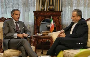 دیدار رافائل گروسی و سید عباس عراقچی در ژنو