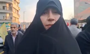 دختر سردار سلامی: این جمعیت عظیم نشانه روح فداکاری ملت ایران است